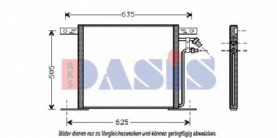AKS DASIS 134910n -  Конденсатор, кондиционер